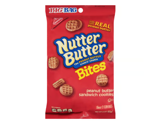 Nutter Butter Peanut Butter Big Bag Bites Sandwich Cookie