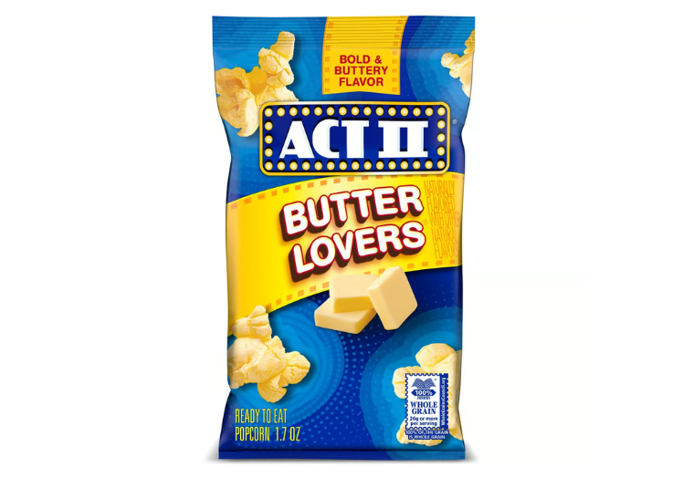 Act II Gluten-Free Butter Lovers Ready to Eat Popcorn