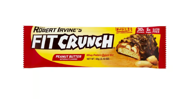 Chef Robert Irvine's Fit Crunch Peanut Butter Whey Protein Baked Bar
