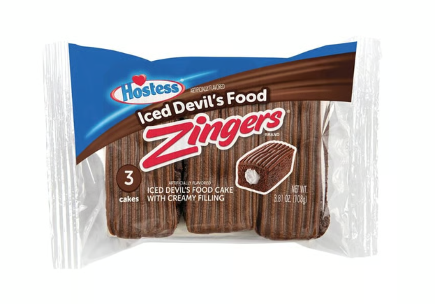 Hostess Zingers Cream Filled Devil's Food Iced Cakes