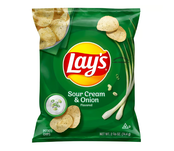 Lay's Sour Cream & Onion Flavored Potato Chips