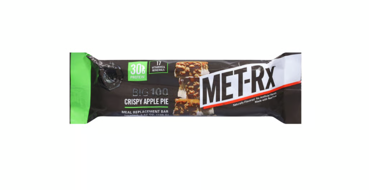 Met-Rx Big 100 Crispy Apple Pie Meal Replacement Bar