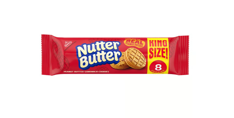 Nutter Butter Peanut Butter Sandwich Cookies King Size