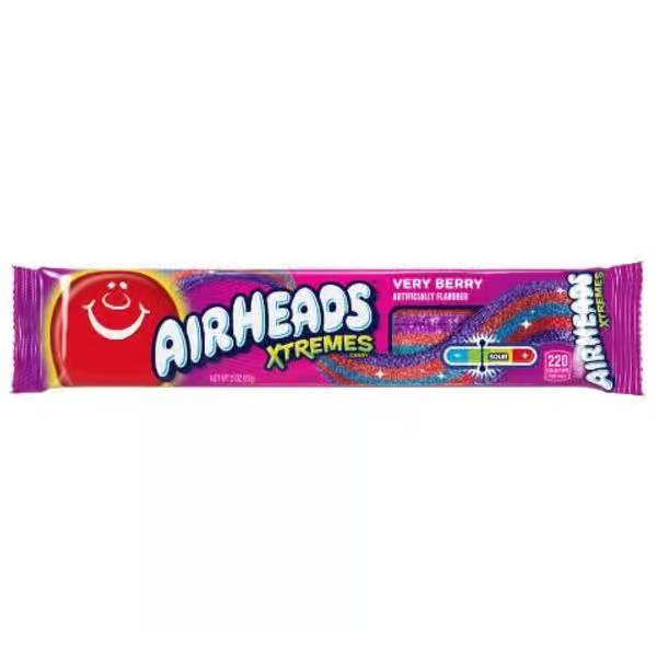 Airheads Xtremes Belts Very Berry Candy