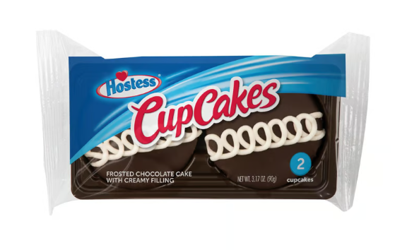 Hostess Frosted Chocolate Cupcakes with Creamy Filling