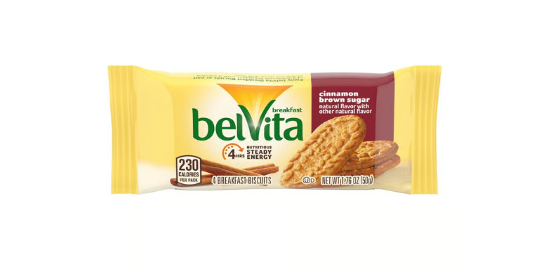 BelVita Crunchy Cinnamon Brown Sugar Breakfast Biscuits