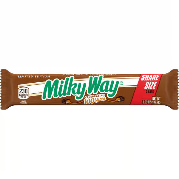 Milky Way Original Milk Chocolate Candy Bar Share Size