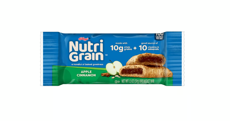 Nutri-Grain Whole Grain Soft Baked Apple Cinnamon Breakfast Bar