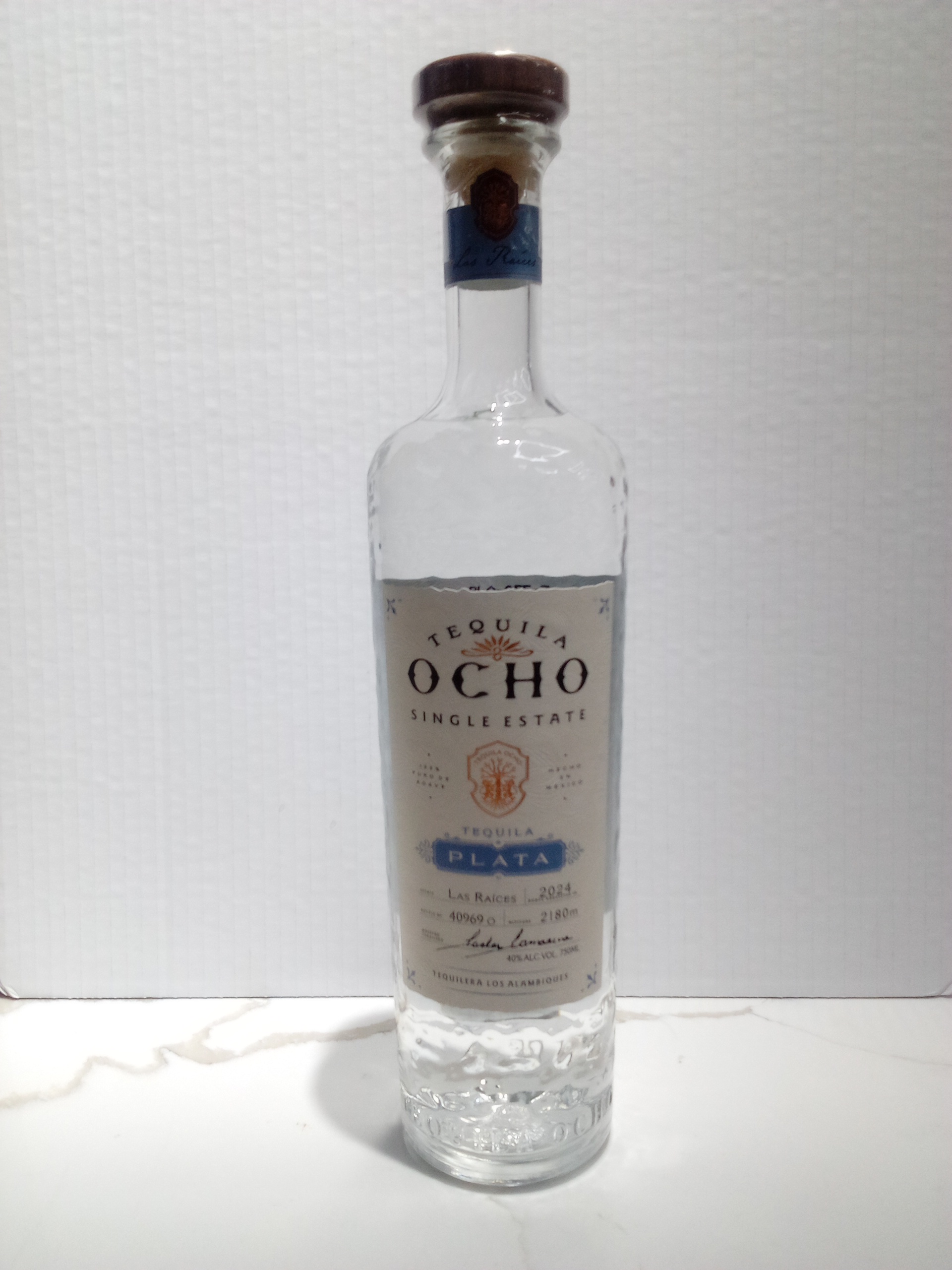 Ocho Plata tequila 750 ML