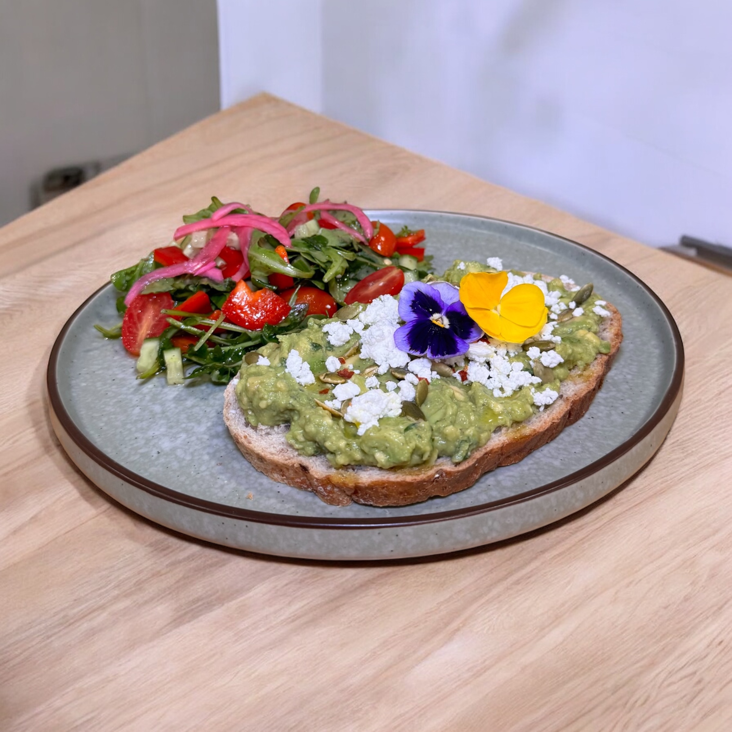 Mediterranean Avo Toast