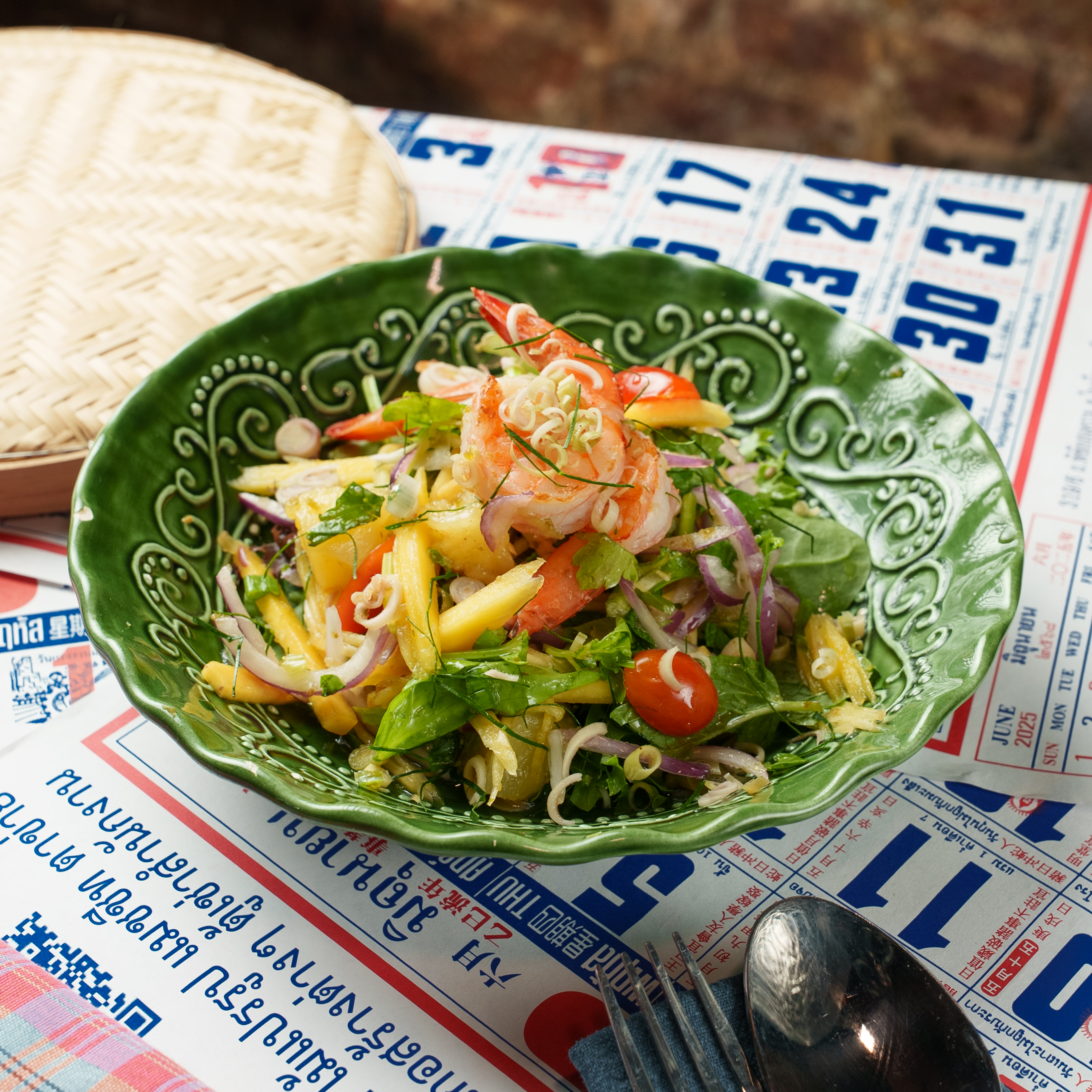 Grilled Shrimp Mango Salad (GF)