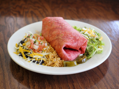 Fresh Spinach & Goat Cheese Burrito