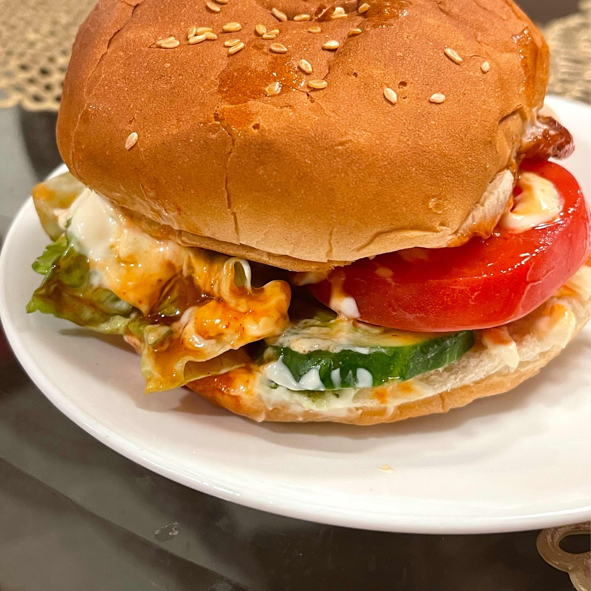 Punjabi Veg Burger