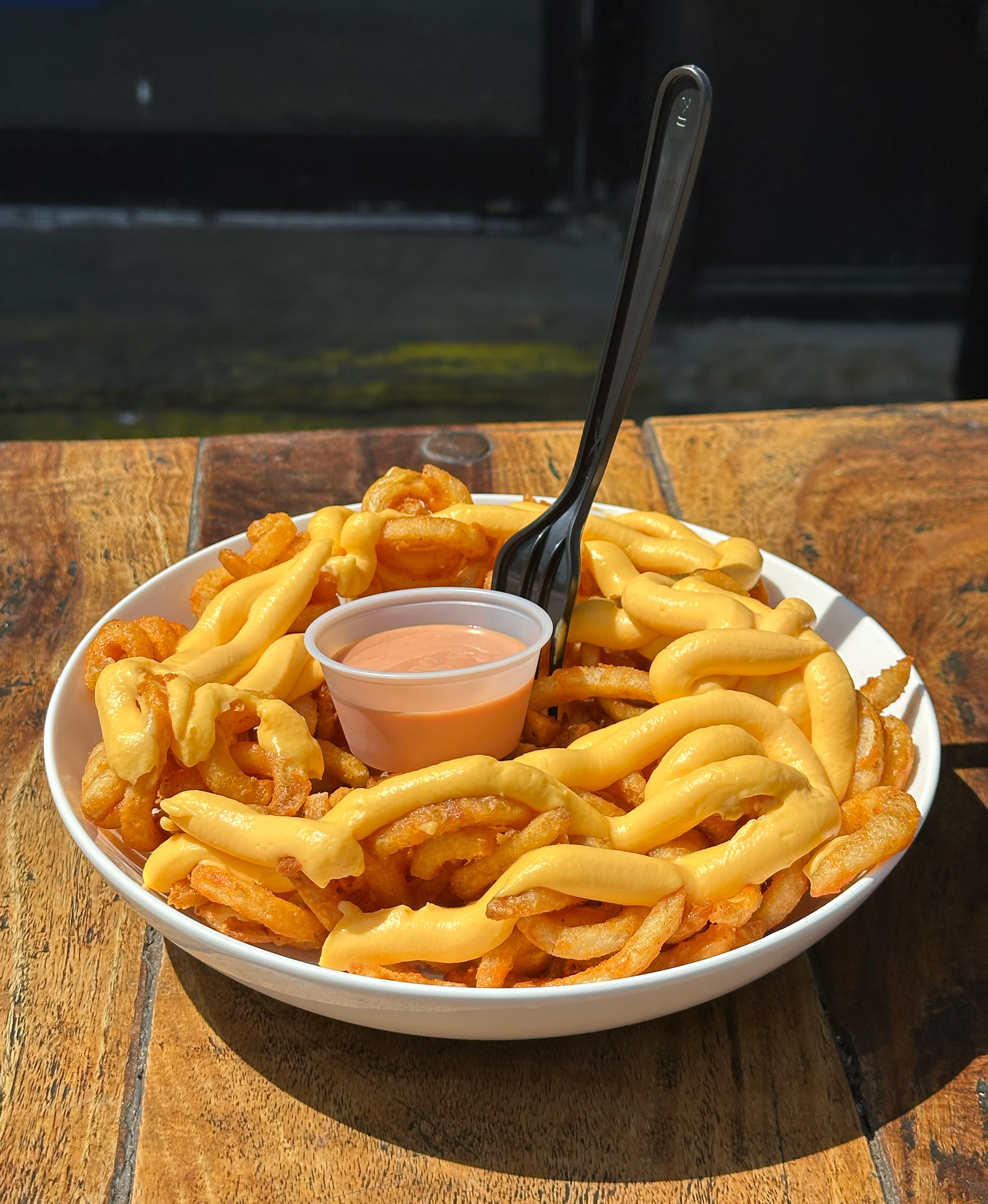 Curly Cheese Fries