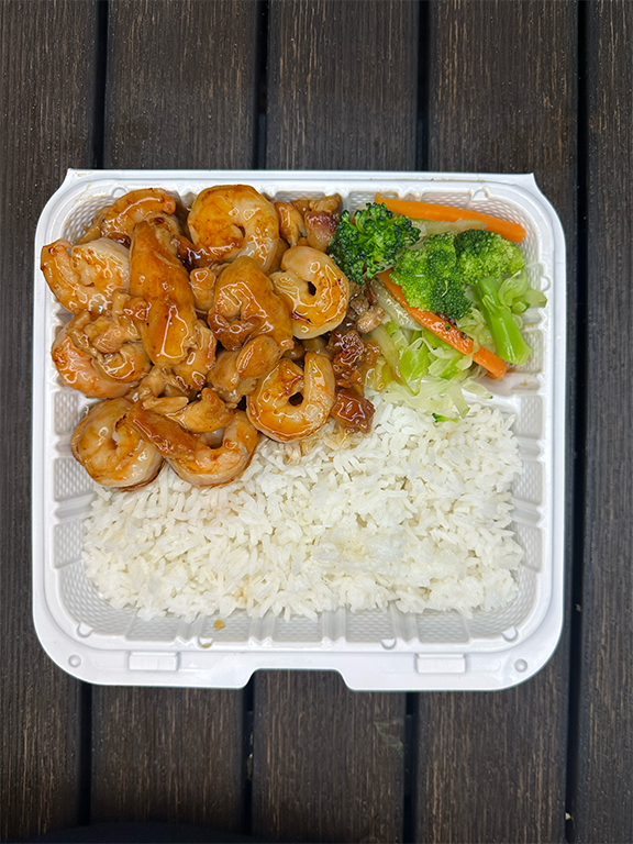 Chicken & Shrimp Teriyaki Combo