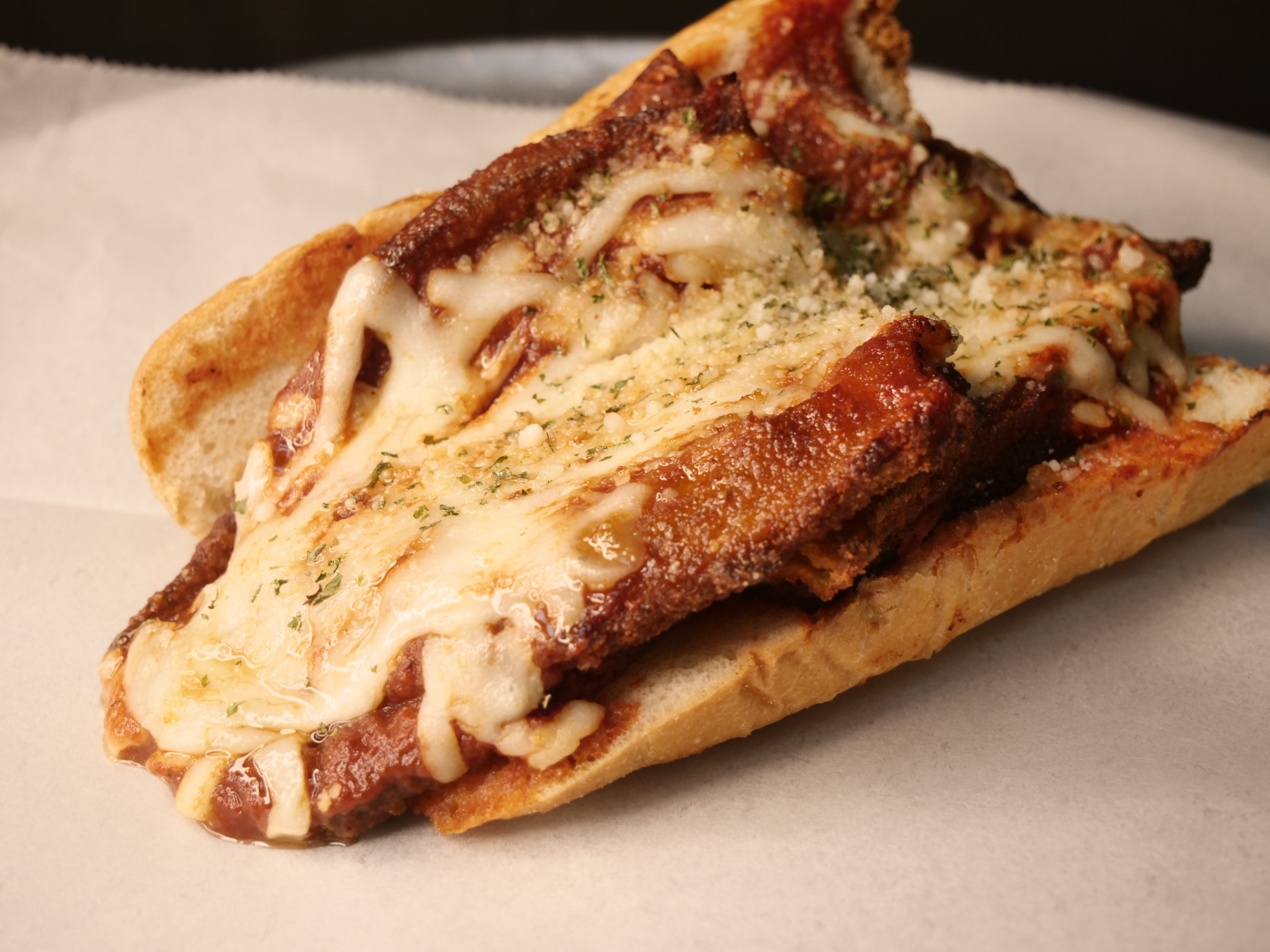 Eggplant Parmesan Hero