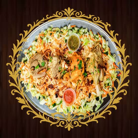 Half Tray Mutton Mandi (3pcs)
