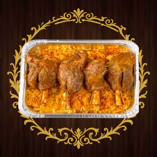 Half Tray Lamb Shank Mandi (4pcs)