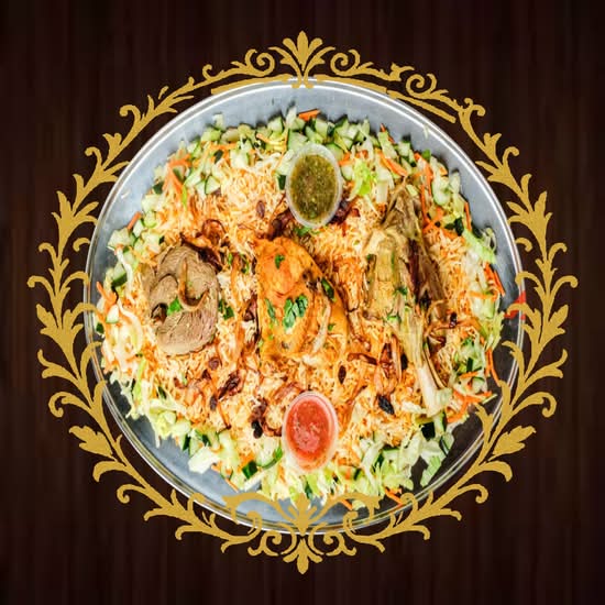 Half Tray 3 Pc Mandi Mix Platter