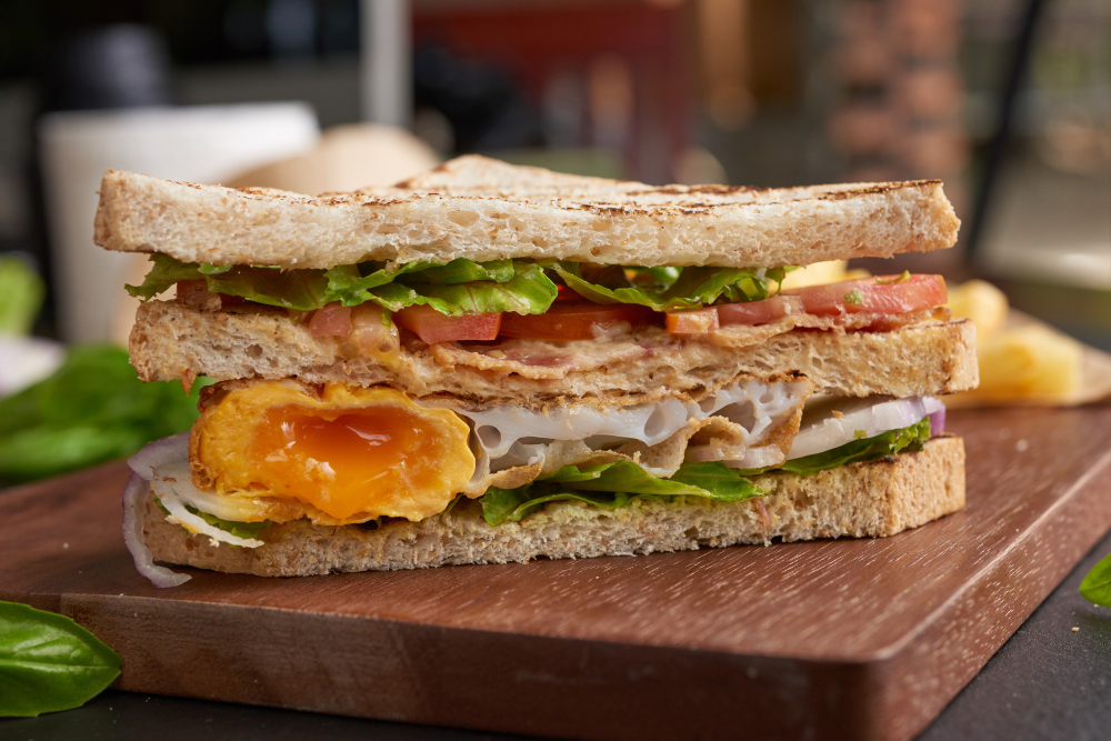 Express Egg Sandwich 2 Eggs with Meat
