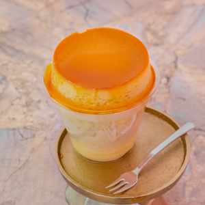 Flan With 3 Leches Cup