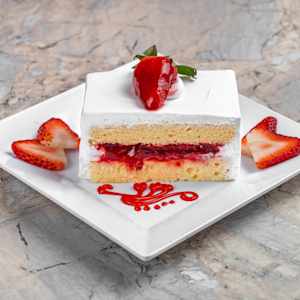 Strawberry Shortcake Slice