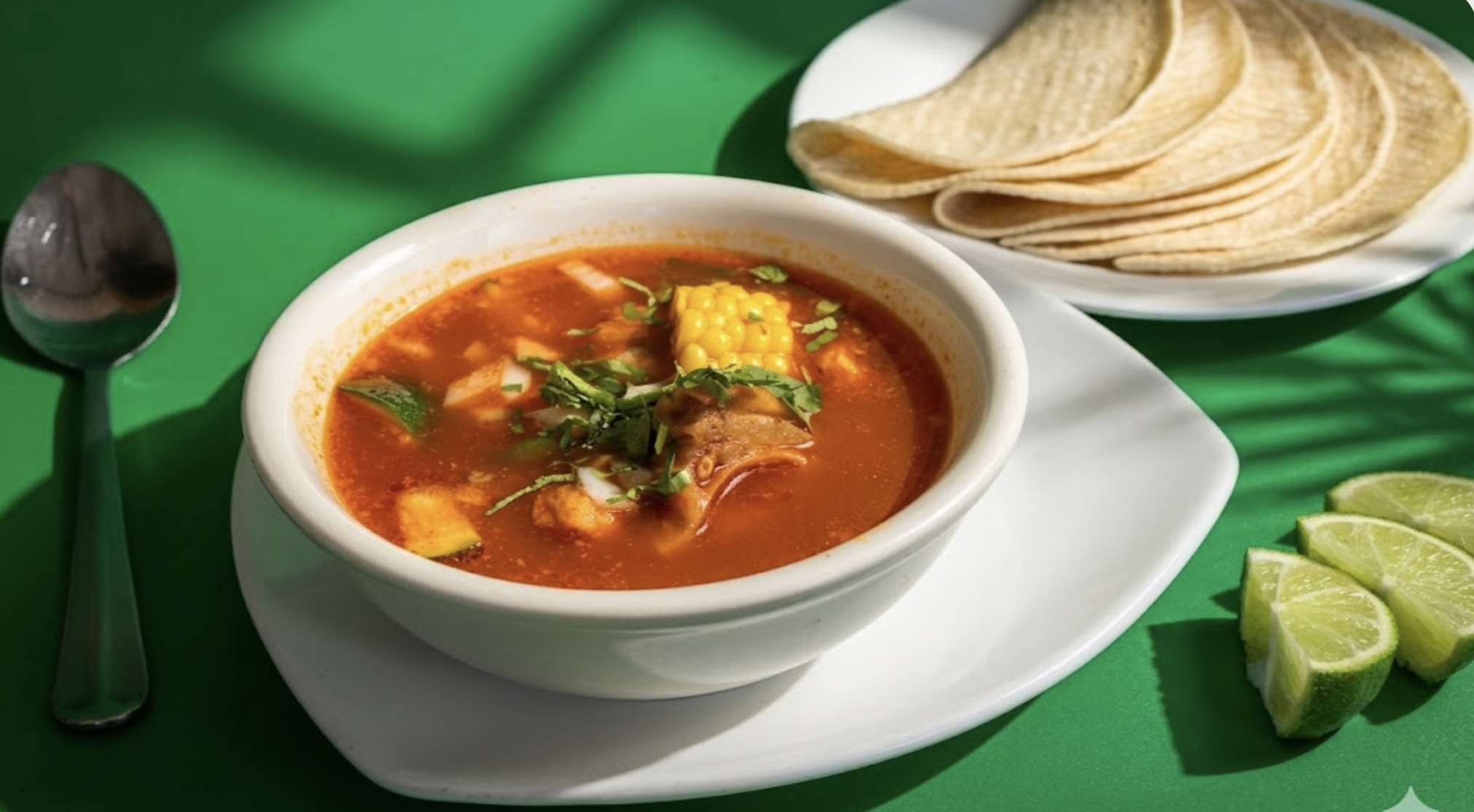 Caldo Rojo De Pata Y Panza De Res