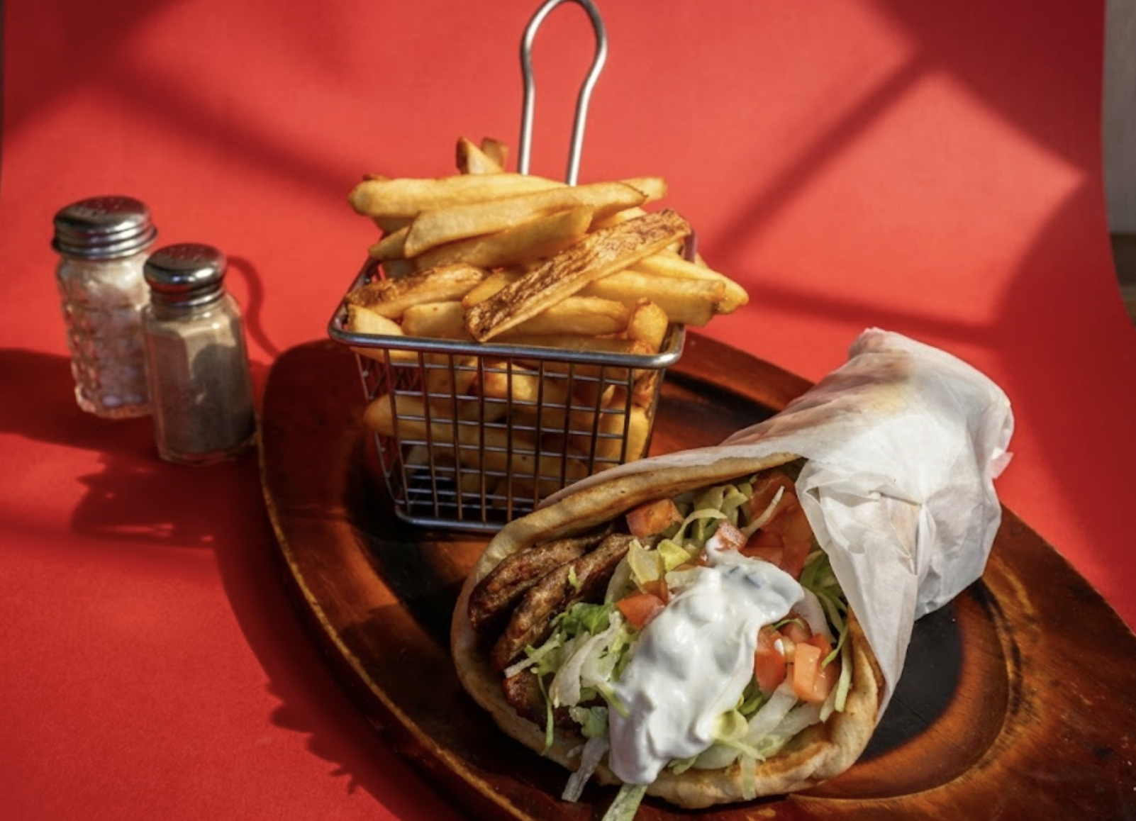 Traditional Greek Gyro (w/ French Fries)