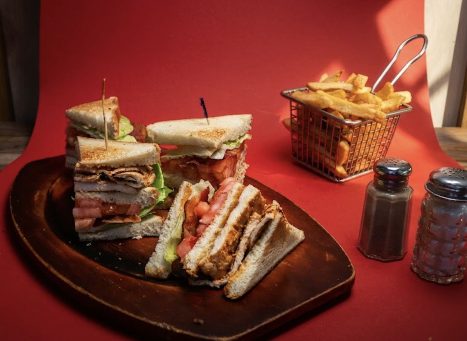 Triple Decker Club Sandwich (w/ French Fries)