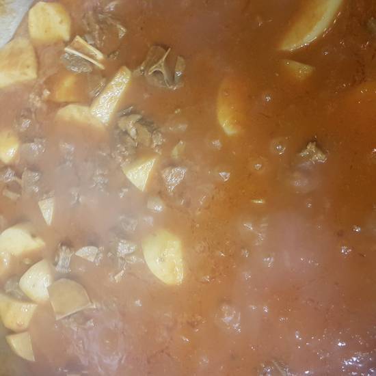 Aloo Gosht (Potato and Lamb Curry) Lunch