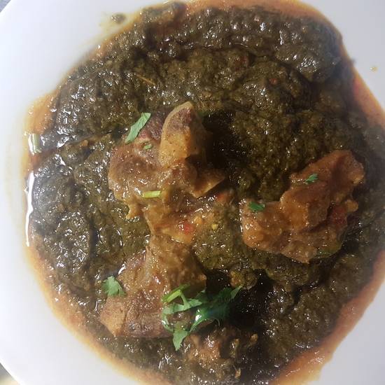Spinach with Goat