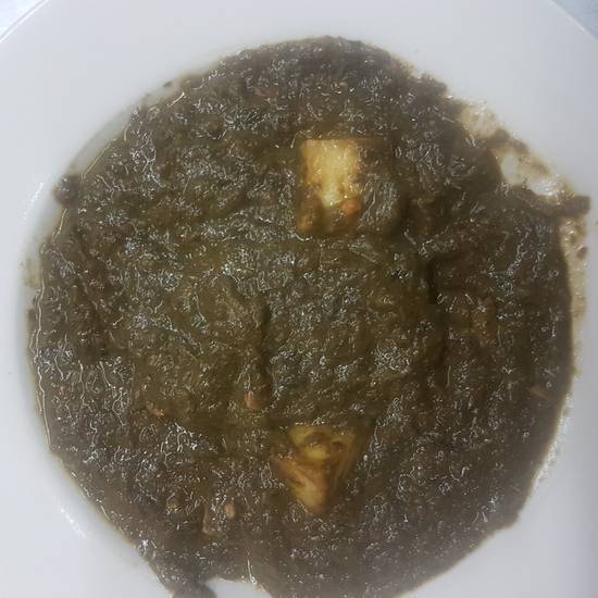 Spinach Cheese (Palk Paneer)