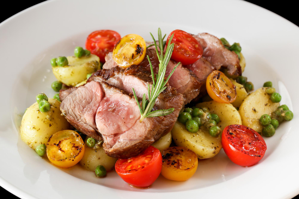 Roast Pork with Vegetables/ Cerdo Asado con Verduras