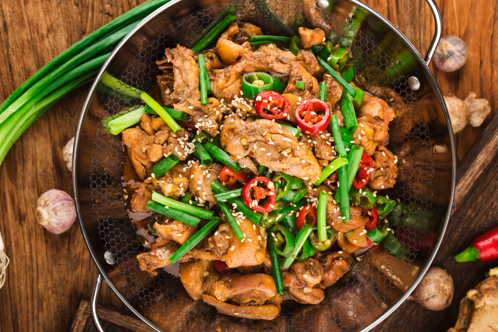 Chicken with Peppers/ Pollo con Pimientos
