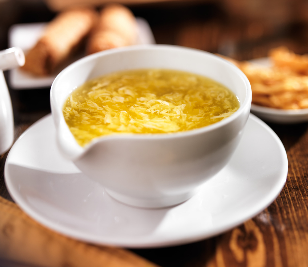 Egg Drop Soup/ Sopa de Huevo