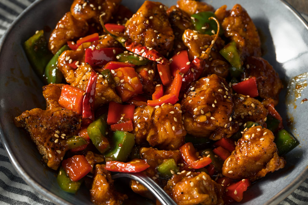Szechuan Chicken/ Pollo Szechuan