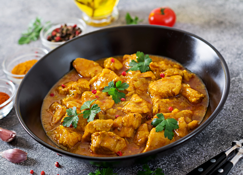 Curry Chicken/ Pollo al Curry