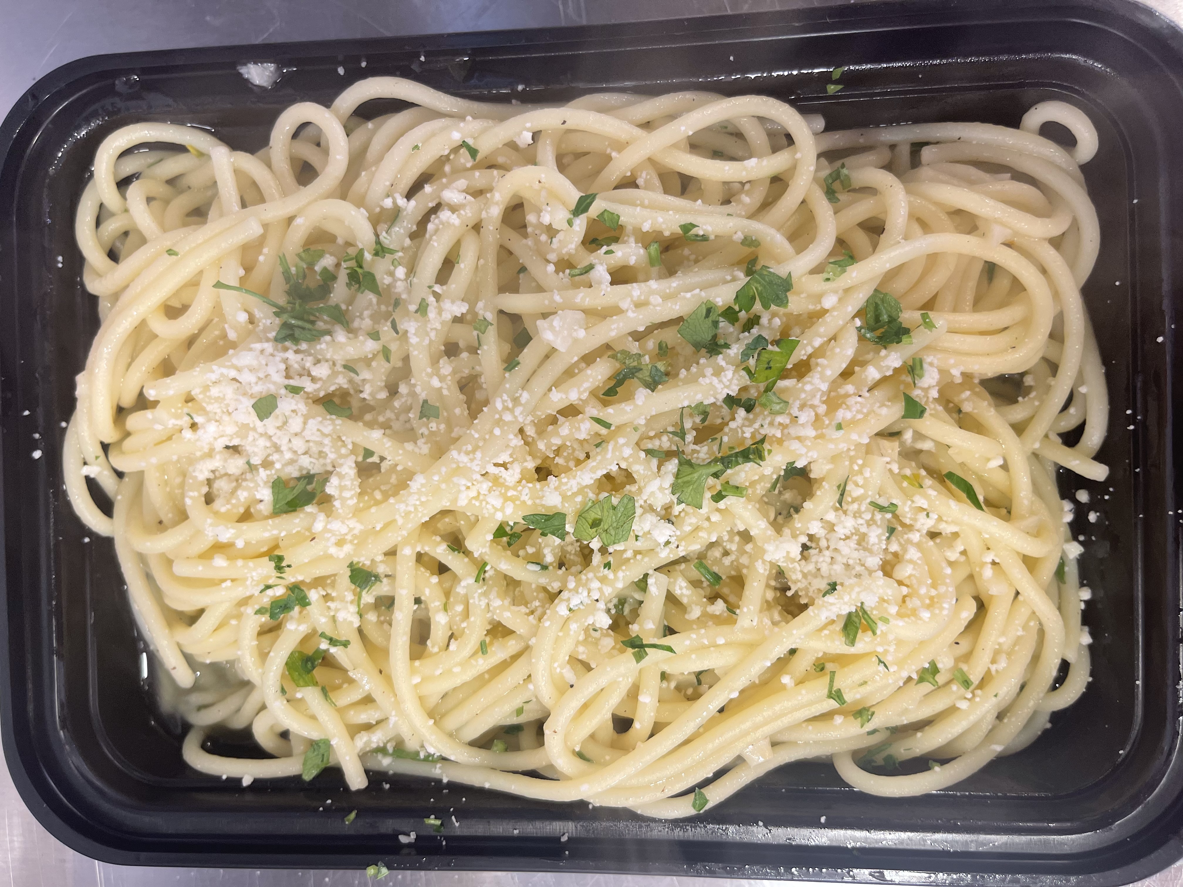 Spaghetti with Garlic & Oil