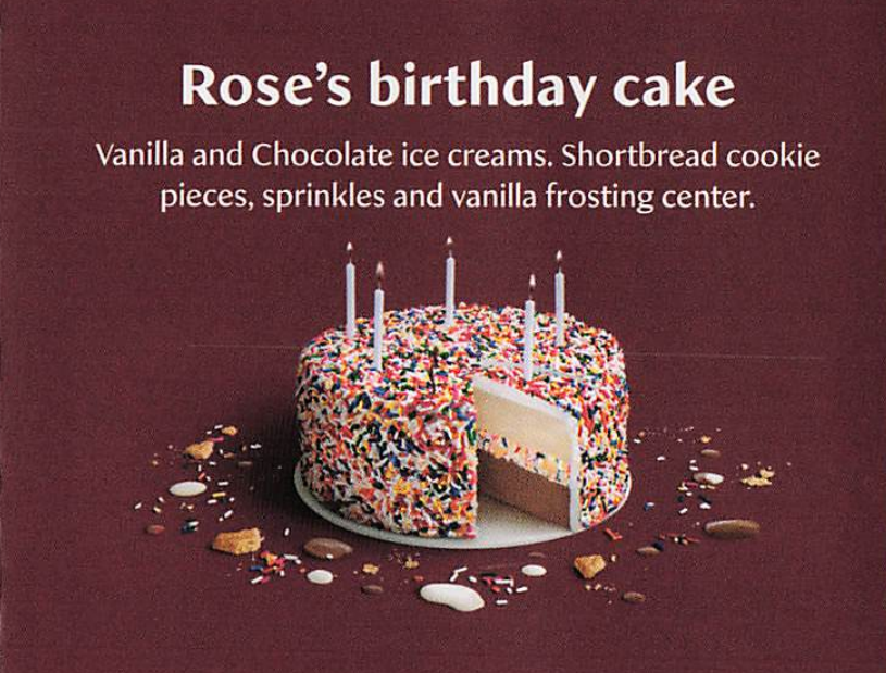 Rose's Birthday Cake