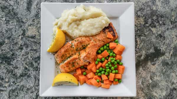 Broiled Fresh Red Salmon