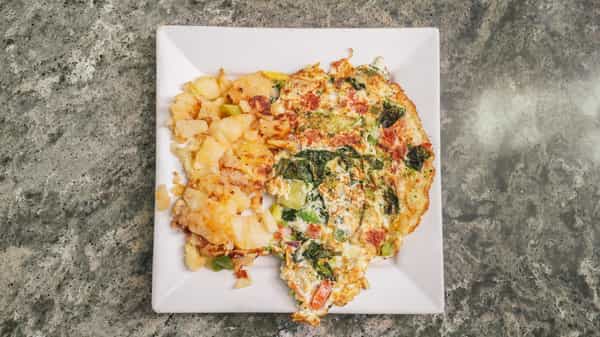 Fresh Vegetarian Omelet