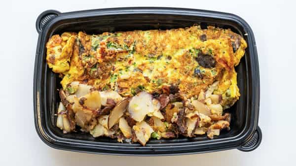 Feta Cheese & Spinach Omelette